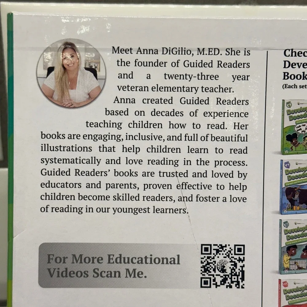 Guided Readers Developing Decoders Short Vowels Set 1 15 Books‎ Beginner Readers